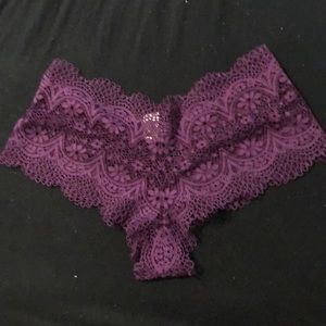 VS purple lace boy shorts. NEVER WORN
